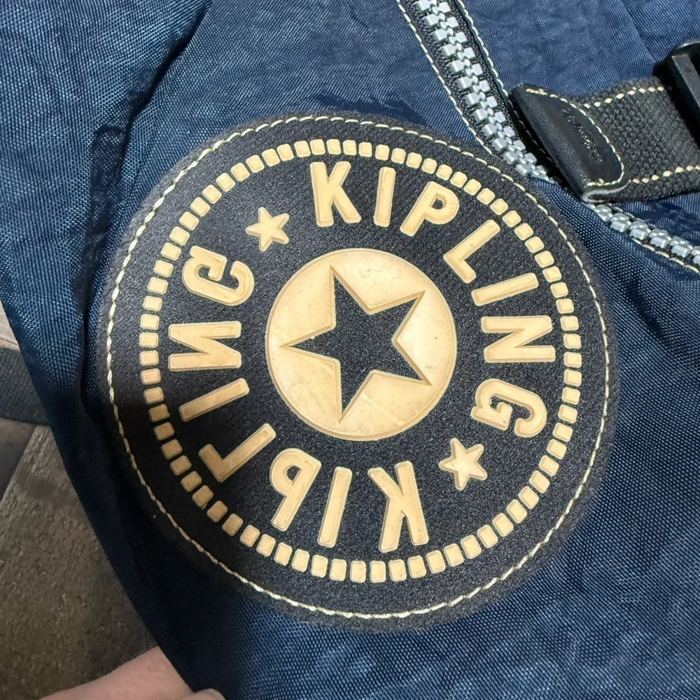Kipling blue backpack